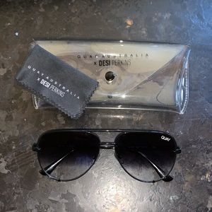 Quay x Desi High Key Mini Sunglasses